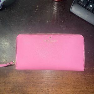 Pink Kate spade wallet